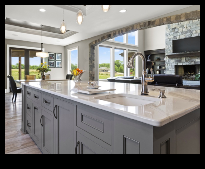 Ποιοι είναι μερικοί δημιουργικοί τρόποι για να χρησιμοποιήσετε το μάρμαρο στο σχέδιο κουζίνας για μια κομψή πινελιά;