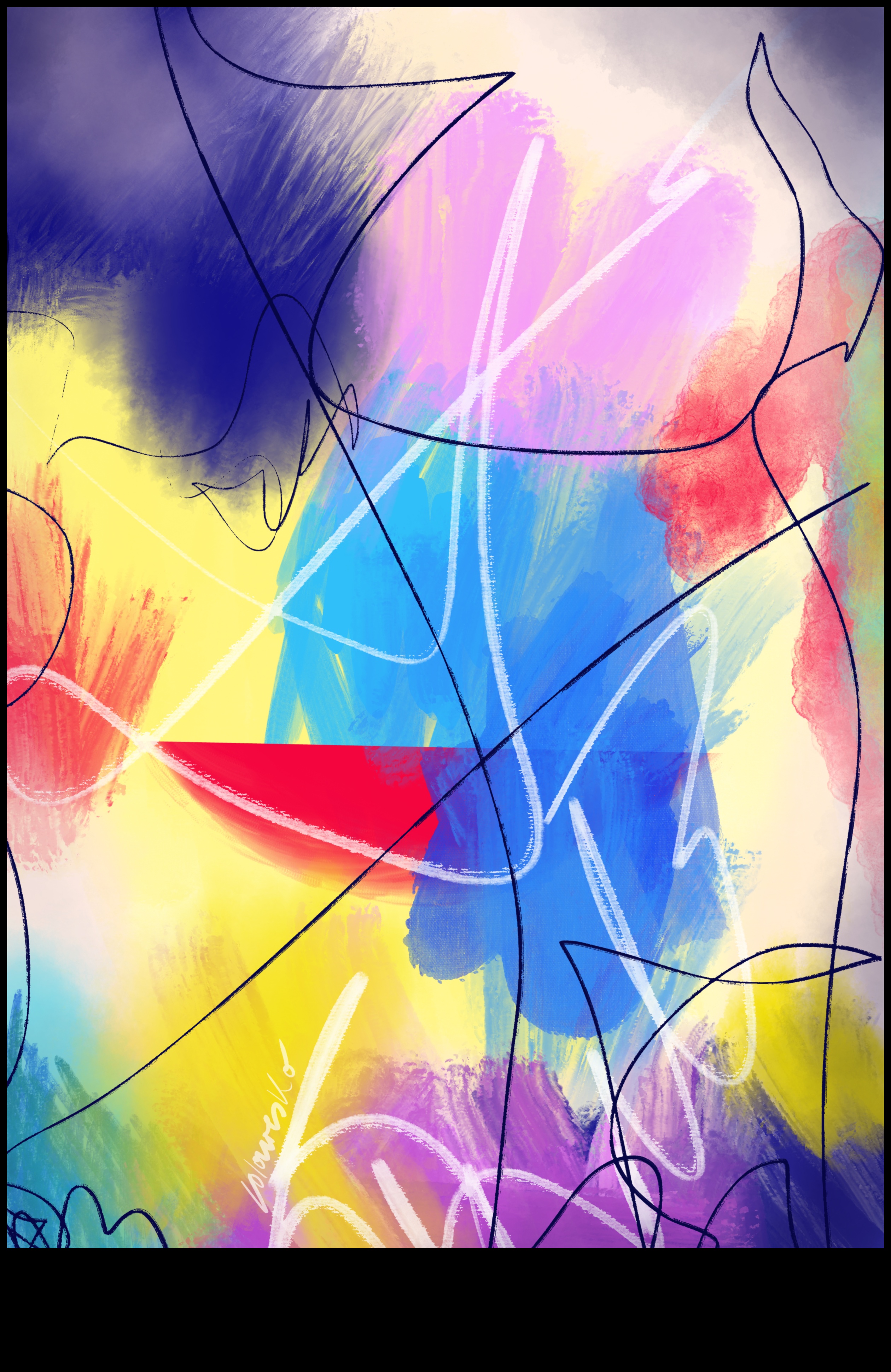 Beyond the Lines: Exploring Abstract Possibilities in Digital