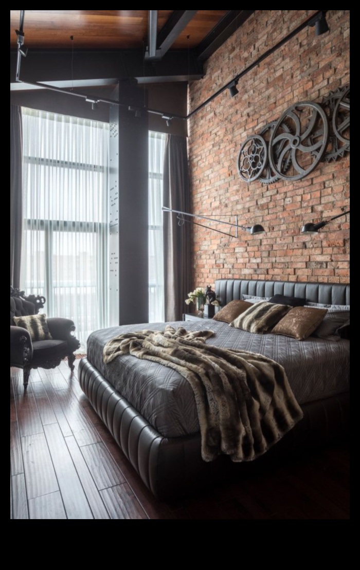 Βιομηχανική διακόσμηση υπνοδωματίου Μια μοντέρνα εμφάνιση σε κλασική εμφάνιση 4 Ιδέες Industrial Chic διακόσμησης υπνοδωματίου