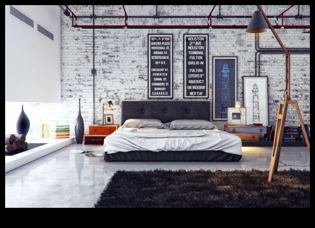 Βιομηχανική διακόσμηση υπνοδωματίου Μια μοντέρνα εμφάνιση σε κλασική εμφάνιση 5 Ιδέες για βιομηχανική κομψή διακόσμηση υπνοδωματίου