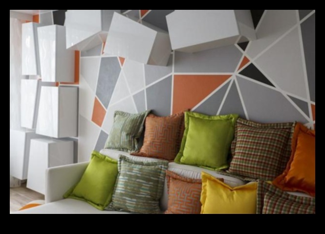 Ποιοι είναι μερικοί δημιουργικοί τρόποι χρήσης γεωμετρικών μοτίβων στη διακόσμηση σπιτιού;