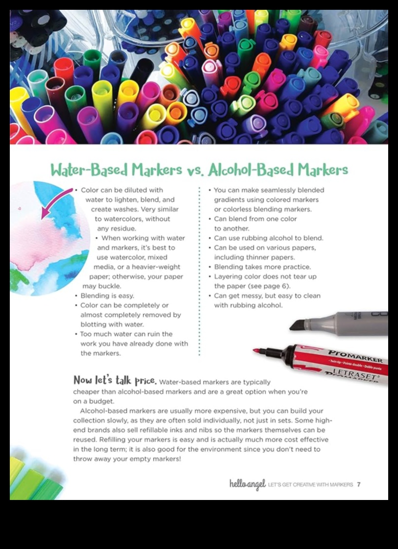 The Spectrum of Markers: Crafting Colorful and Diverse Drawings