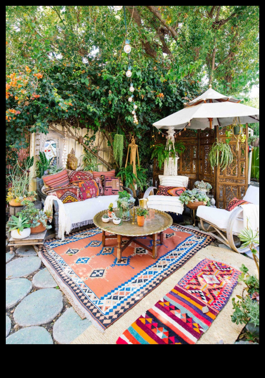 Υπάρχουν συμβουλές για τη διακόσμηση ενός εξωτερικού χώρου σαλονιού με Boho Chic Decor ιδέες;