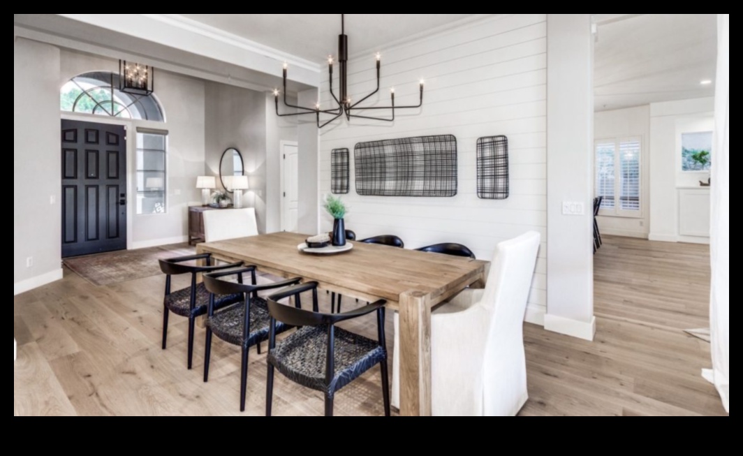 Πώς μπορώ να επιτύχω μια τραπεζαρία σε αστικό αγρόκτημα με ρουστίκ πινελιές;