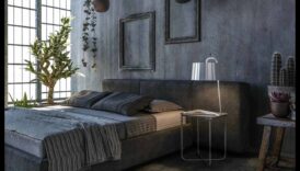Ιδέες Industrial Chic διακόσμησης υπνοδωματίου