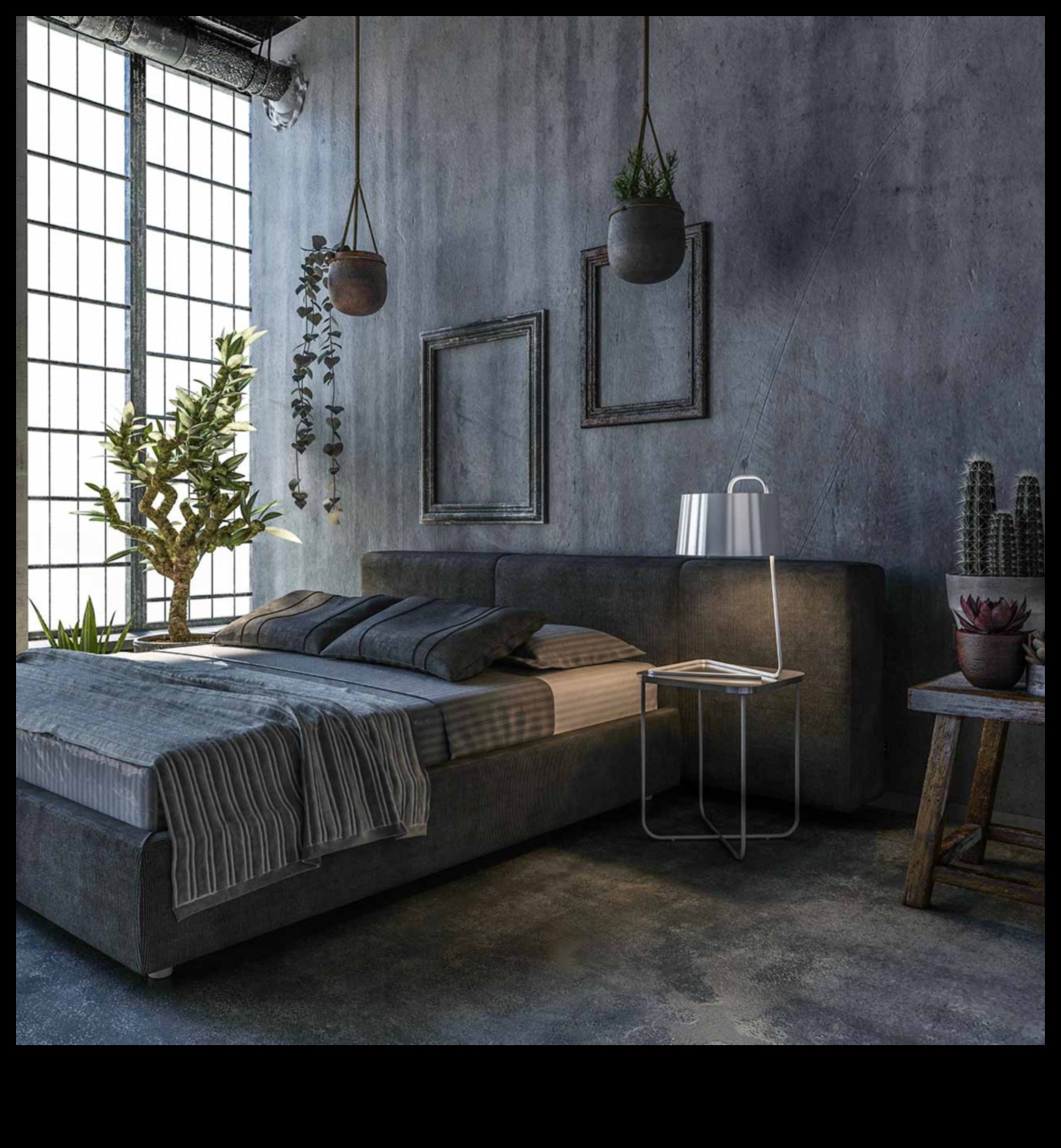 Βιομηχανική διακόσμηση υπνοδωματίου Μια μοντέρνα εμφάνιση σε κλασική εμφάνιση 1 Ιδέες Industrial Chic διακόσμησης υπνοδωματίου