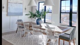 Πώς μπορώ να επιτύχω μια τραπεζαρία σε αστικό αγρόκτημα με ρουστίκ πινελιές;