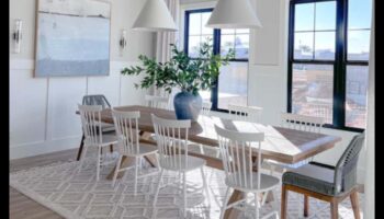 Πώς μπορώ να επιτύχω μια τραπεζαρία σε αστικό αγρόκτημα με ρουστίκ πινελιές;